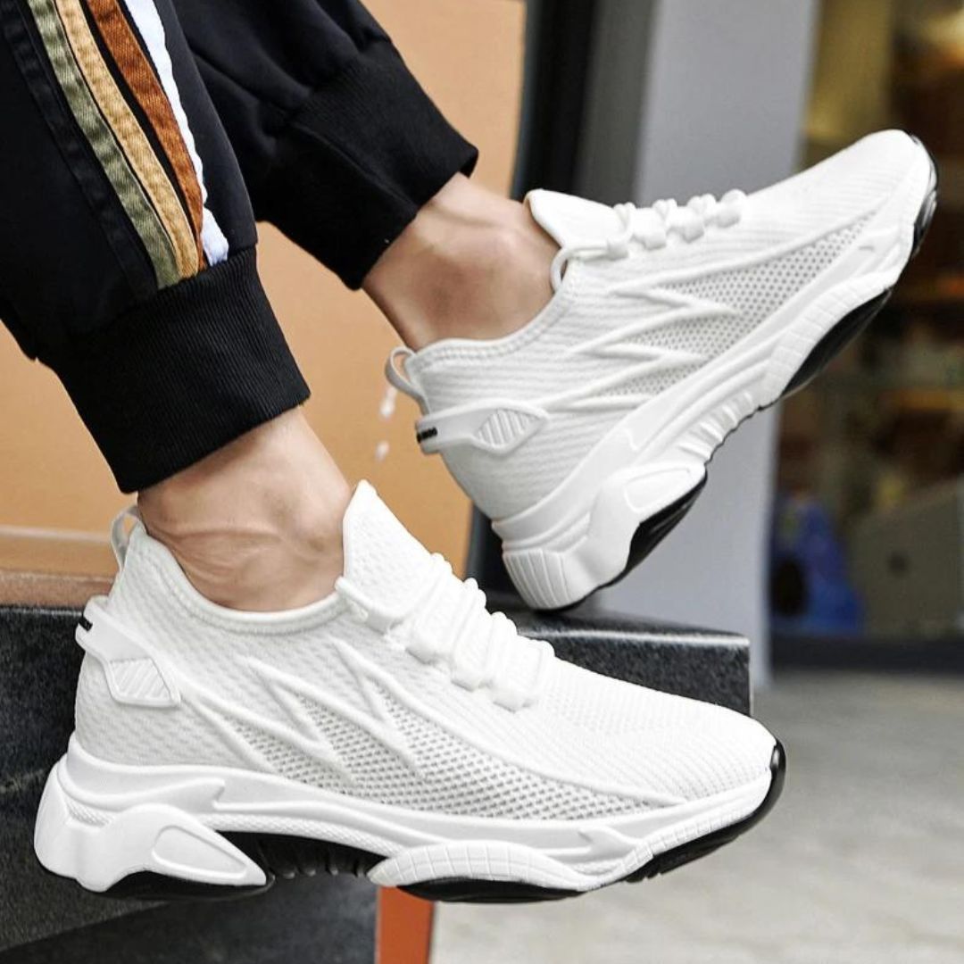 Diskrete hævende herresneakers med stil – MaxLift Boost
