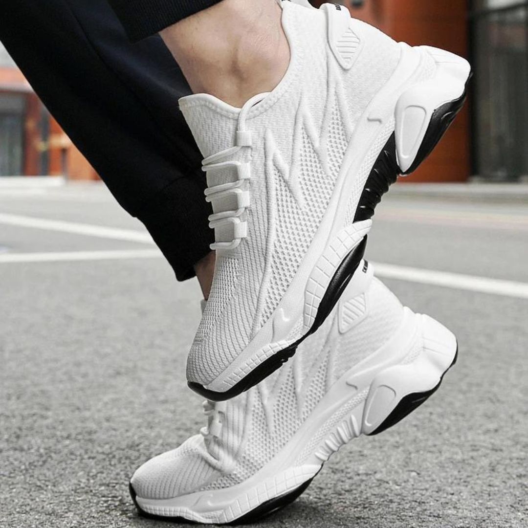 Diskrete hævende herresneakers med stil – MaxLift Boost