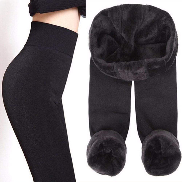 Fleece-Lined Winter Leggings - Elsa