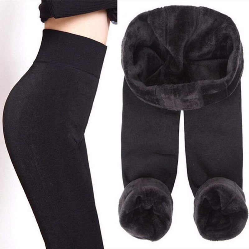 Fleece-Lined Winter Leggings - Elsa