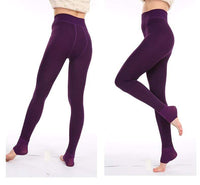 Fleece-Lined Winter Leggings - Elsa