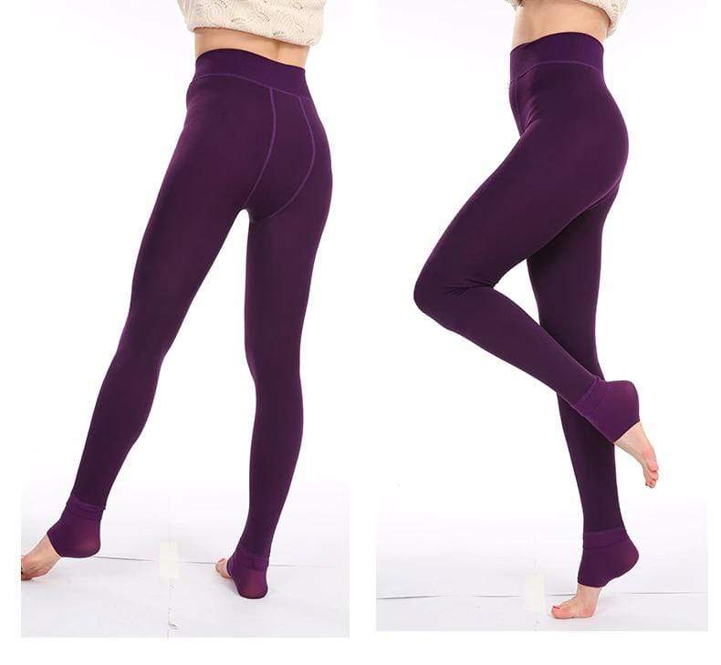 Fleece-Lined Winter Leggings - Elsa