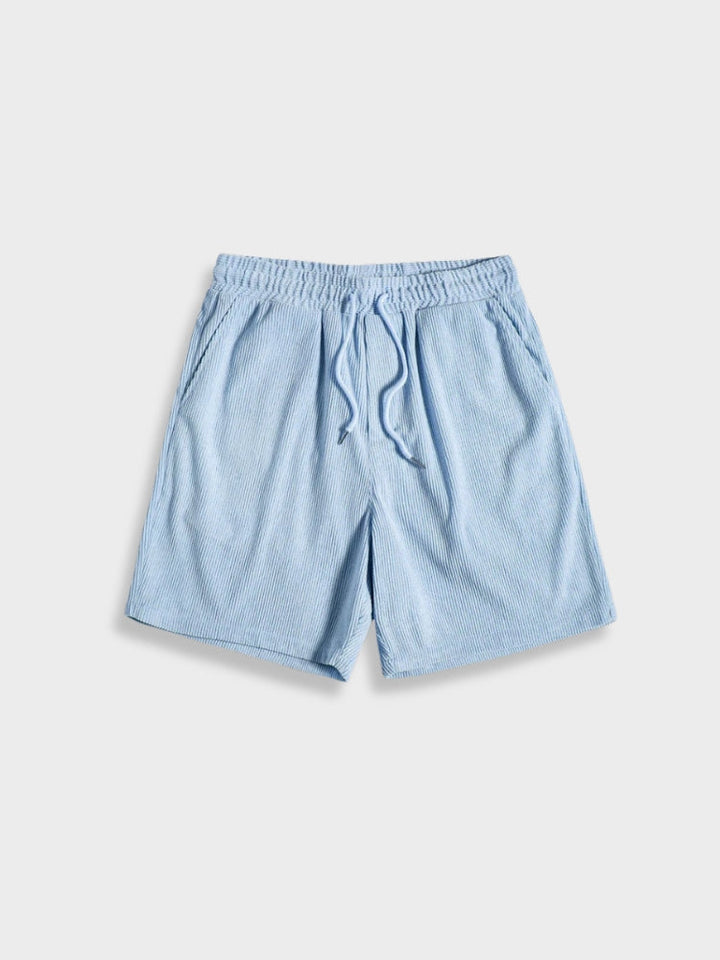 Pantalones cortos de pana para hombre con cierre de botón – Sven