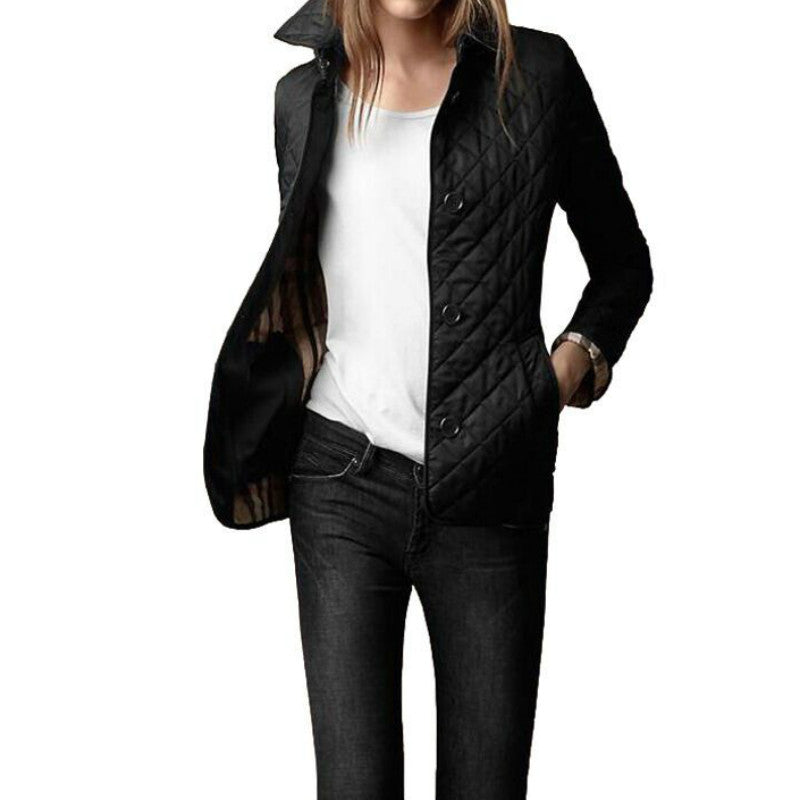 Padded Women's Jacket with Buttons – Elin
