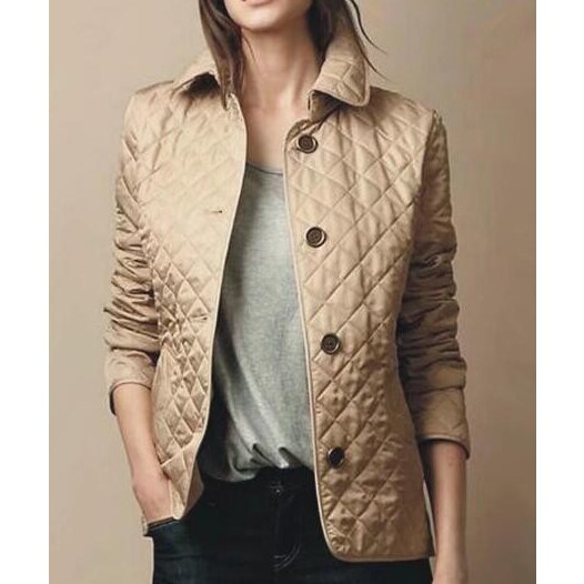 Padded Women's Jacket with Buttons – Elin