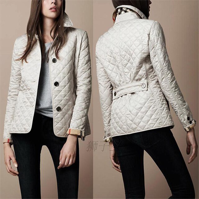 Padded Women's Jacket with Buttons – Elin