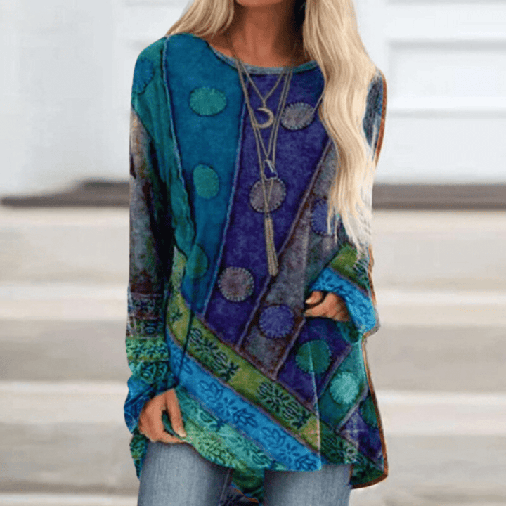 Feminine autumn sweater with vintage flair – Elisa