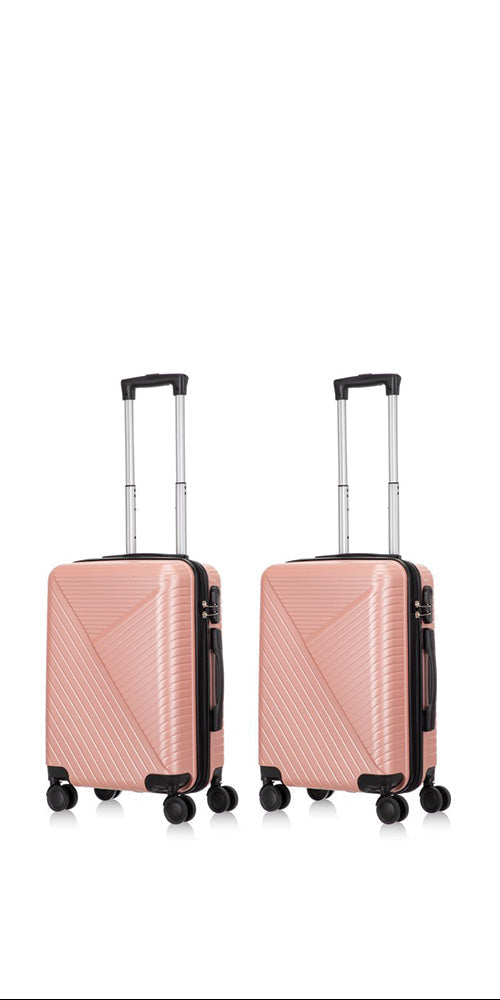 2-piece hard shell suitcase set – Santorini