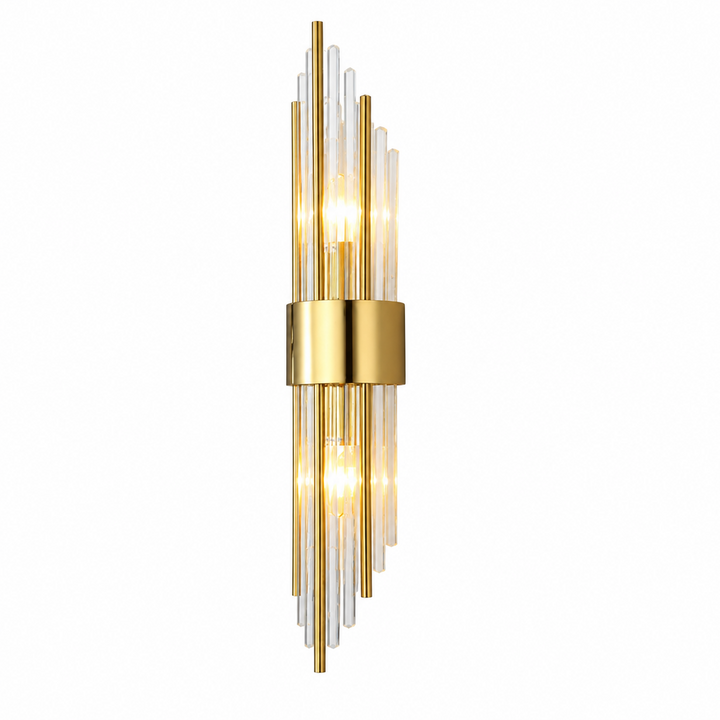 Crystal LED wall lamp for atmospheric lighting – Veloria