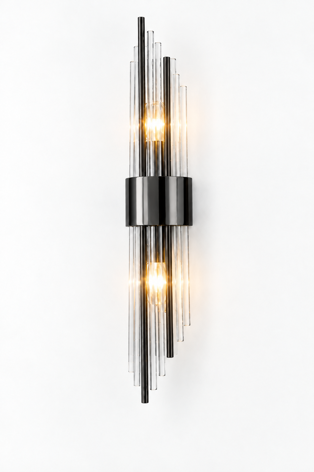 Crystal LED wall lamp for atmospheric lighting – Veloria