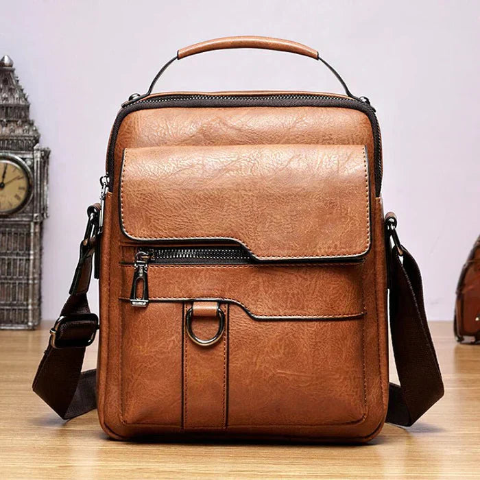 Bolso de hombro de cuero lujoso para mujer - Elena