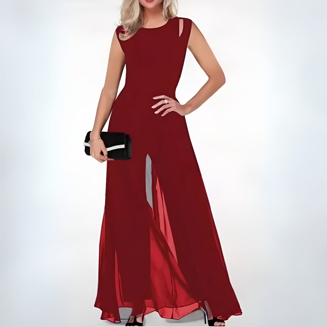 Elegant Linen Jumpsuit for Women – Sofia