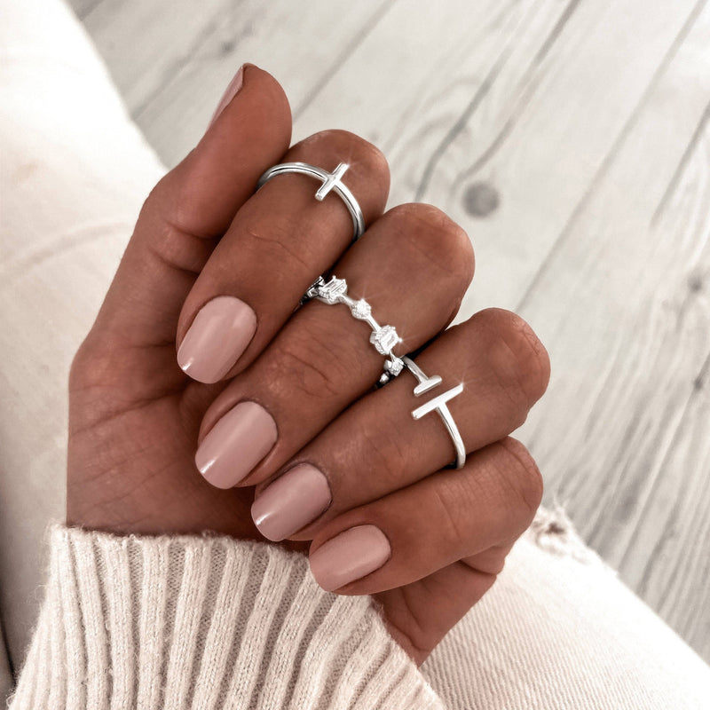 Åben ring med justerbart design - Aureos