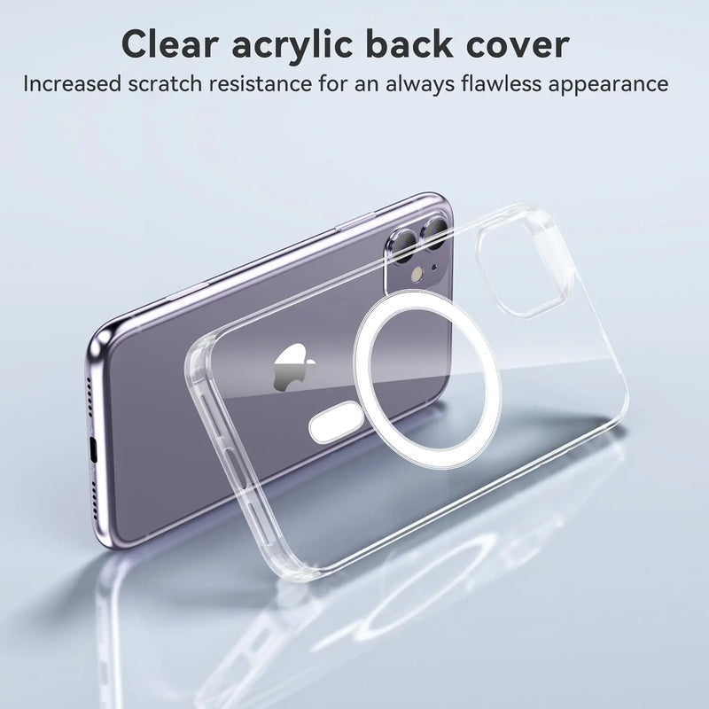 Magnetic Shockproof Case with Glass Protector – For iPhone X to 15 – Buy 1, Get 1 Free-For 15 Pro Max-State of Style
