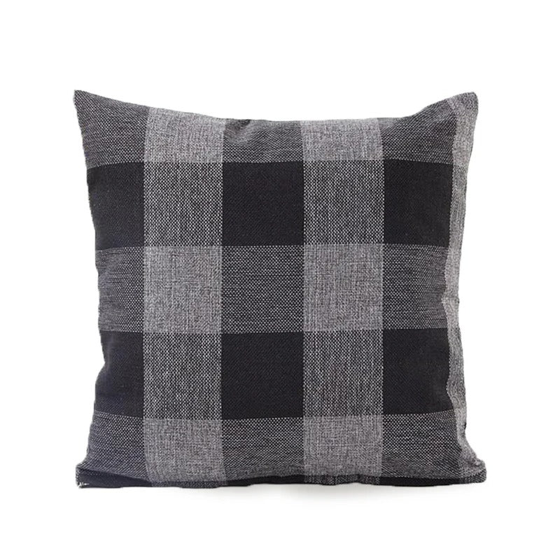 Cozy Plaid Pillowcase in Country House Style – Autumn Plaid