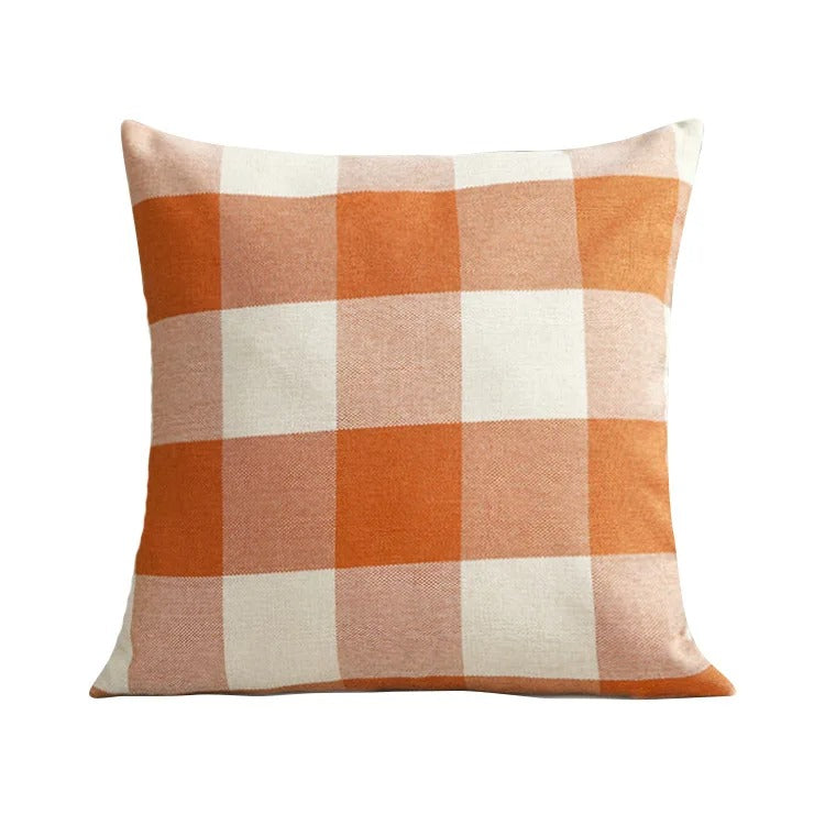 Cozy Plaid Pillowcase in Country House Style – Autumn Plaid