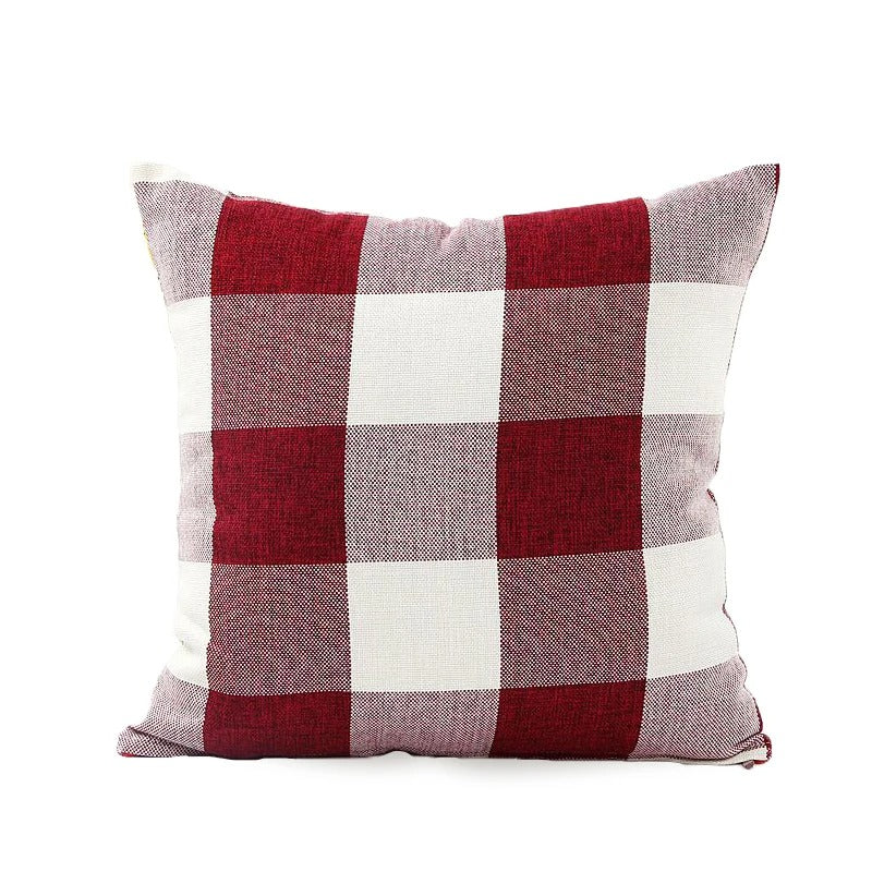 Cozy Plaid Pillowcase in Country House Style – Autumn Plaid