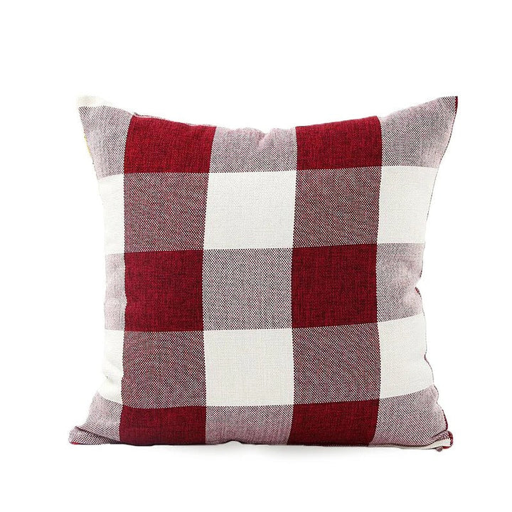 Cozy Plaid Pillowcase in Country House Style – Autumn Plaid