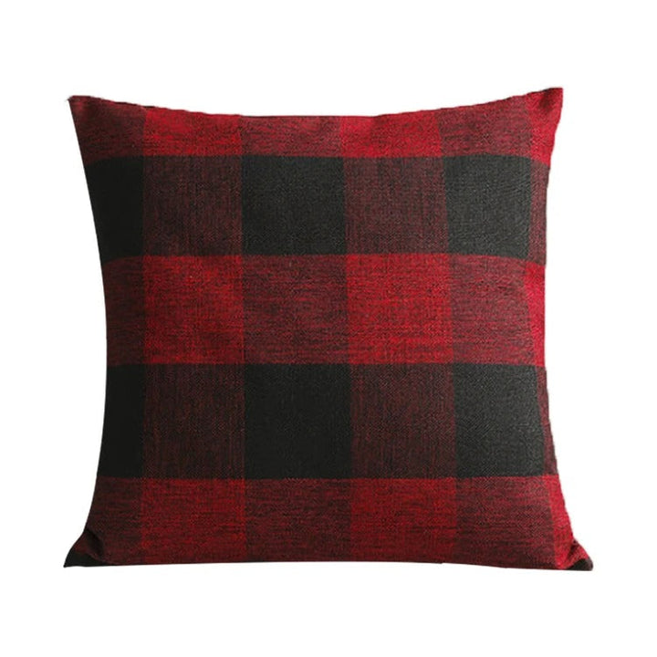 Cozy Plaid Pillowcase in Country House Style – Autumn Plaid