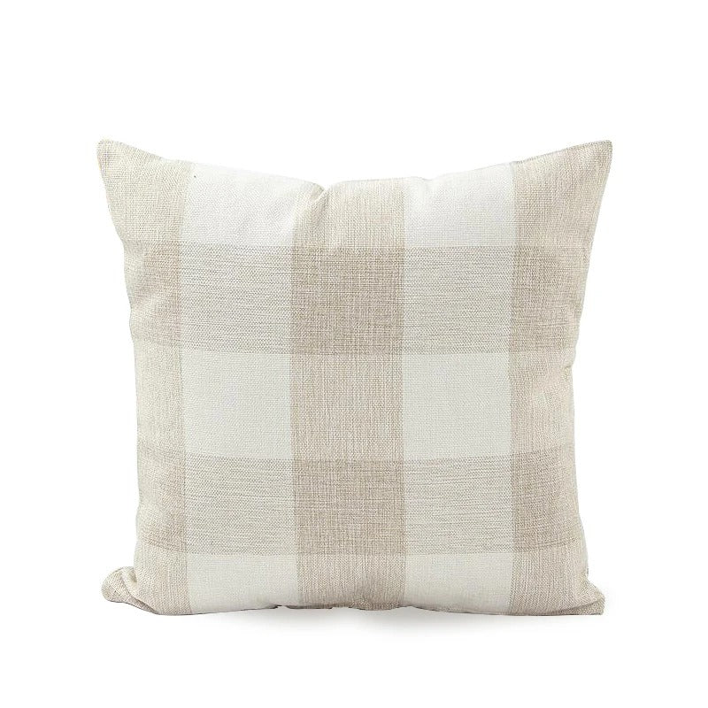 Cozy Plaid Pillowcase in Country House Style – Autumn Plaid