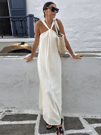 Trendy sleeveless summer dress with loose fit – Mikayla