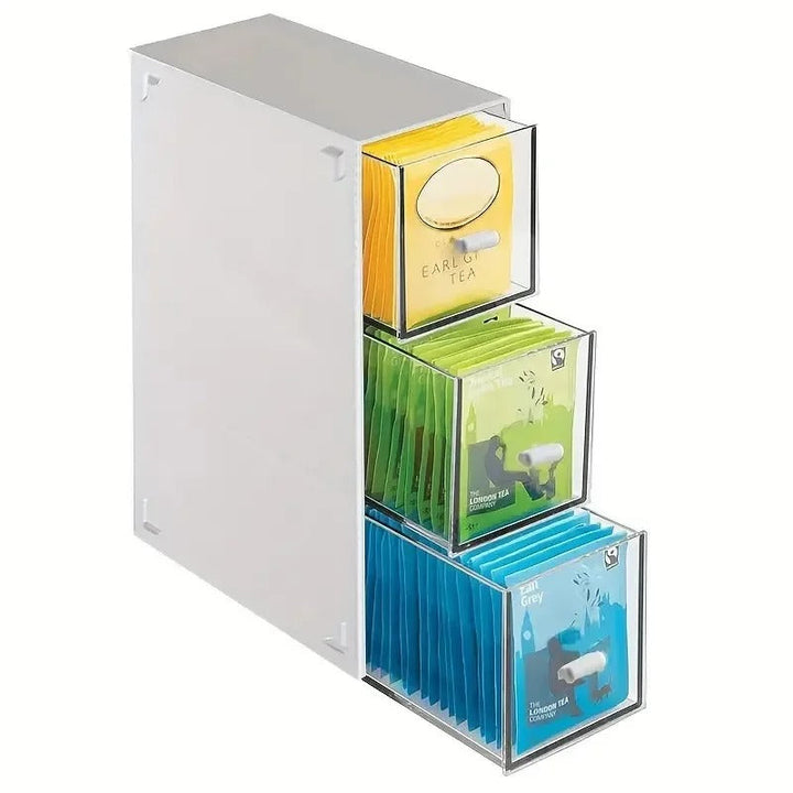 Tea and Kitchen Organizer with Drawer - Livvy