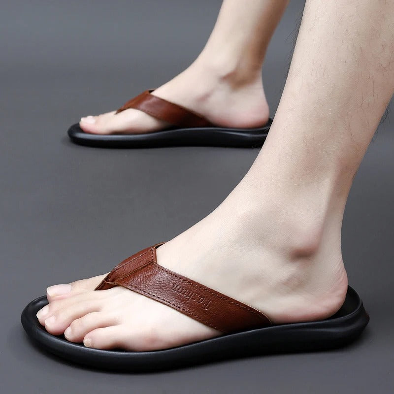 Comfortable & Stylish Men's Outdoor Summer Slip-Ons – Leano