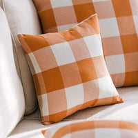 Cozy Plaid Pillowcase in Country House Style – Autumn Plaid
