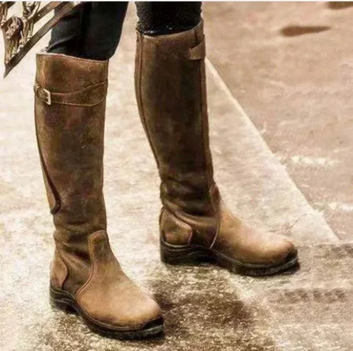 Vintage Knee-High Boots - Luna