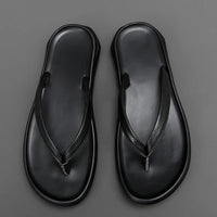 Skridsikre og stilfulde herre læderslippers til sommer – Dario