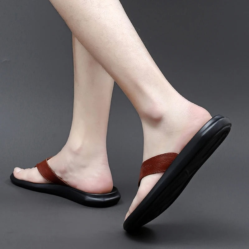 Comfortable & Stylish Men's Outdoor Summer Slip-Ons – Leano