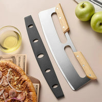 Cortador de pizza grande con cuchilla curva de acero inoxidable (35 cm) - Bruno