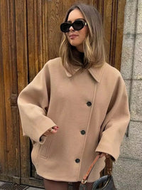 Oversized stilfuld damejakke - Amara