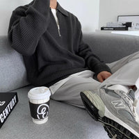 Men's Sweatshirt with Zipper Collar – Jonas