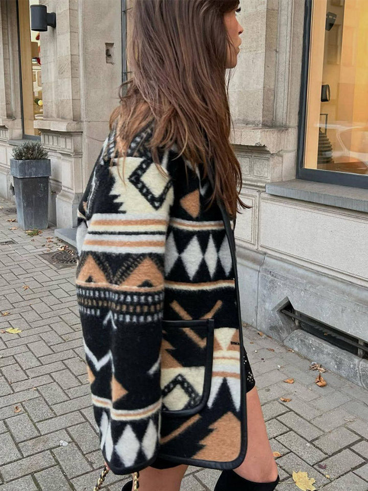 Women's autumn jacket with print – Amaris