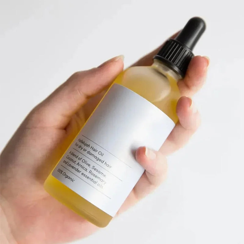 Naturlig rosmarin hårvækstolie - HerbGlow