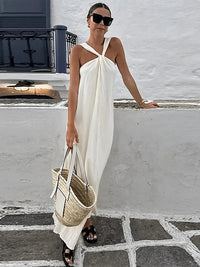 Trendy sleeveless summer dress with loose fit – Mikayla