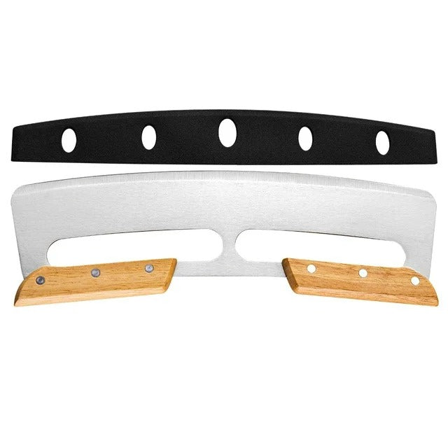 Cortador de pizza grande con cuchilla curva de acero inoxidable (35 cm) - Bruno
