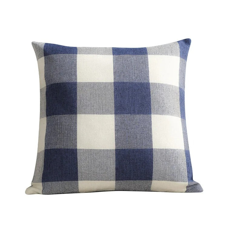 Cozy Plaid Pillowcase in Country House Style – Autumn Plaid