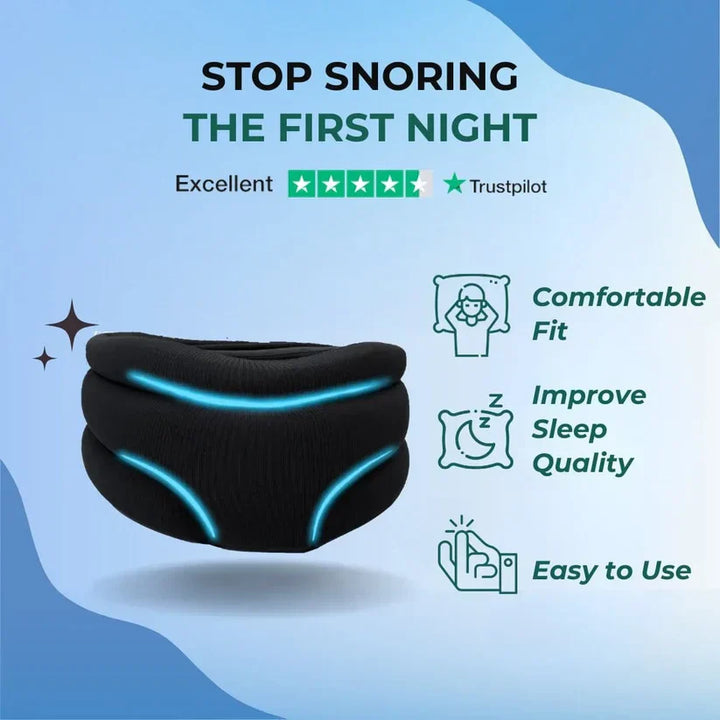 Experience a better night's sleep and feel relief from snoring, neck pain, and