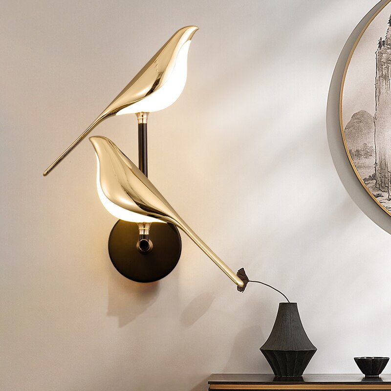 Moderne Vogels Væglampe - AviaryGlow