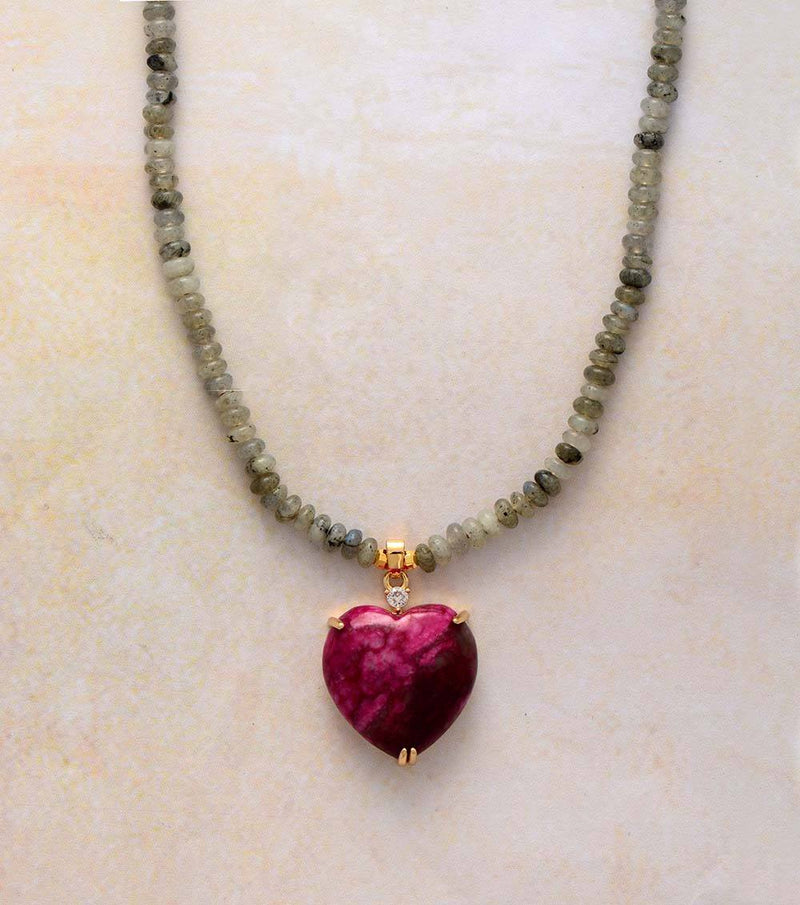 Healing Heart Bead Necklace – Nova
