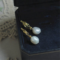 Natural Pearl Earrings – Vivienne