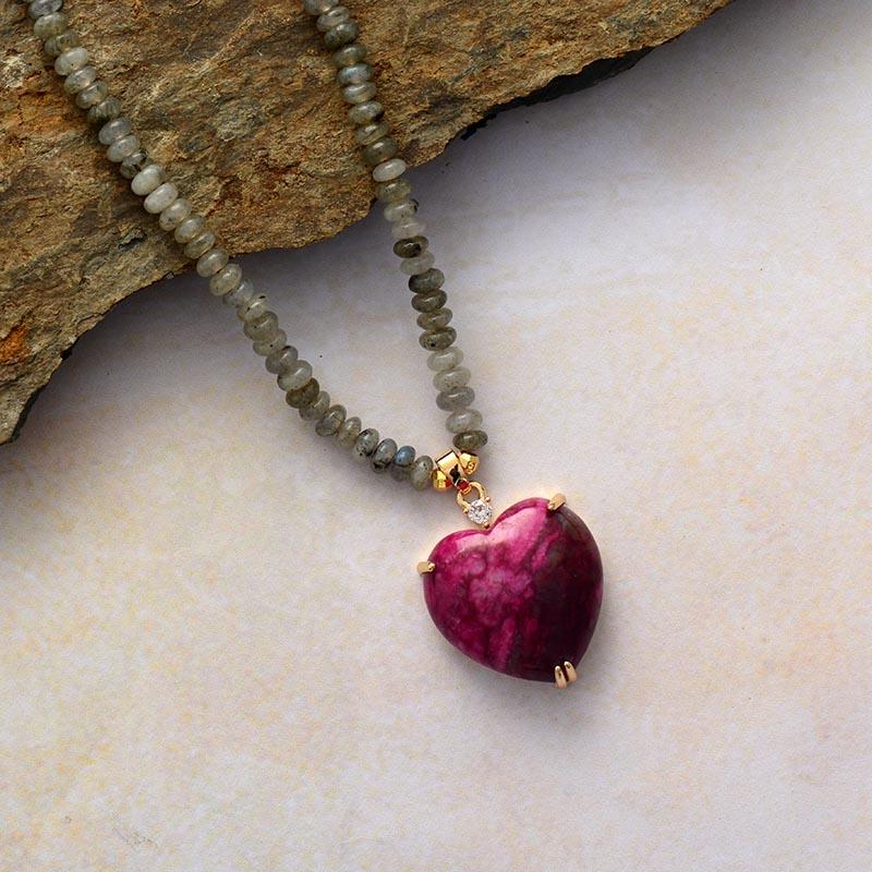 Healing Heart Bead Necklace – Nova