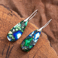 Teardrop Earrings with Natural Grounding - Sylvara