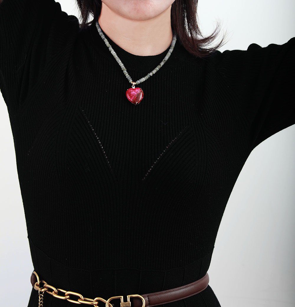 Healing Heart Bead Necklace – Nova