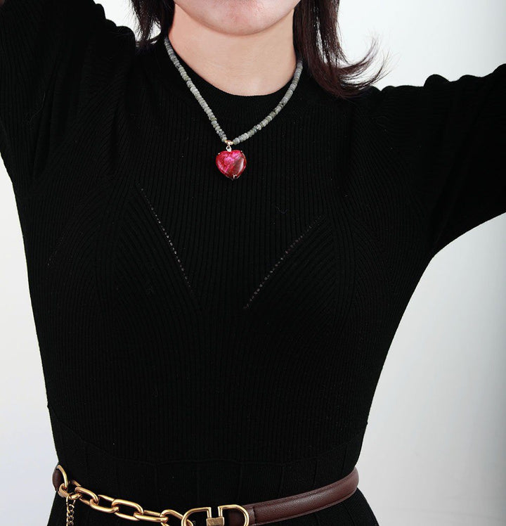 Healing Heart Bead Necklace – Nova