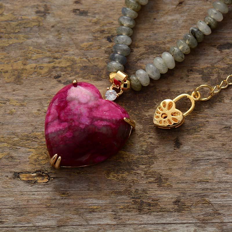 Healing Heart Bead Necklace – Nova