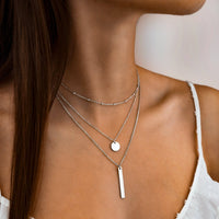 Layered Triple Necklace - Elise