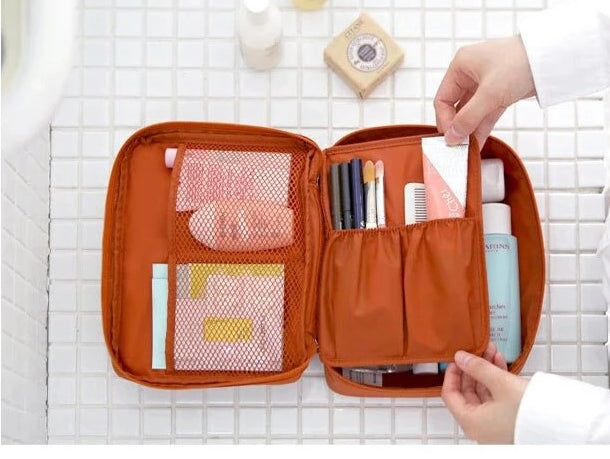 Kompakt vandtæt makeup-rejsesæt – 1+1 GRATIS mini-kosmetikopbevaringsboks